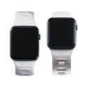 3mk Silicone Watch Strap for Apple Watch 42 / 44 / 45 / 49 mm - white