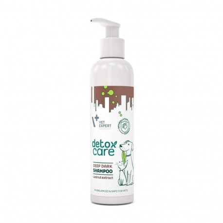 VETEXPERT Detox Care Deep Dark šampoon koertele ja kassidele 250 ml