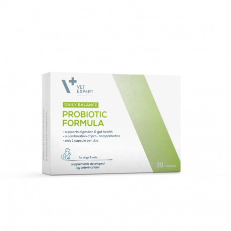 VETEXPERT Probiotic Formula probiootikum koertele ja kassidele 30 tk