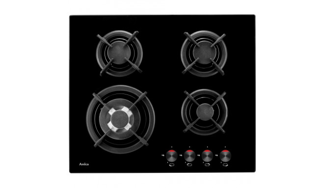 Amica PG6411SR hob Black Built-in Gas 4 zone(s)
