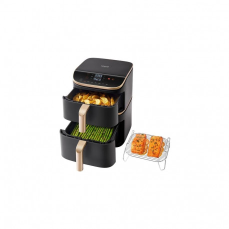 Cosori Turbo Tower Pro Smart Single 10.8 L Stand-alone 2630 W Hot air fryer Black, Gold