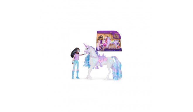 Unicorn Academy, Ava &amp; Leaf with 2 Accessories &amp; Hair Tool, Dolls &amp; Unicorn 