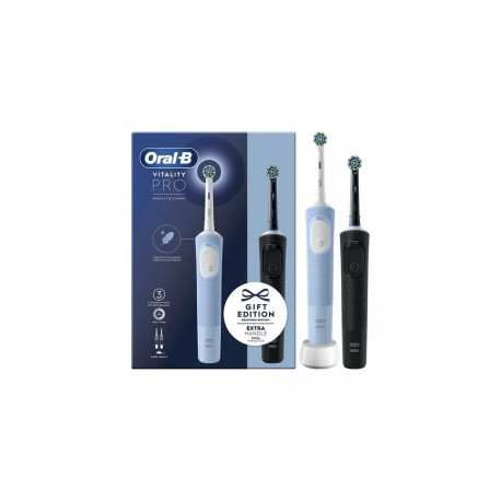 Oral-B Vitality Pro Duo Adult Rotating-oscillating toothbrush Black, Blue, White
