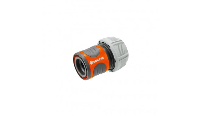 Gardena 18216-20 water hose fitting Hose connector Plastic, Rubber Grey, Orange 1 pc(s)