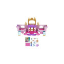Disney Princess Carriage to Castle Transforming Playset with Aurora Small Doll, 4 Figures &amp; 