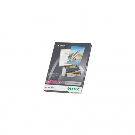 Leitz iLAM Ultra-premium Glossy A4 Laminating Pouches with UDT, 125 microns, Pack of 100