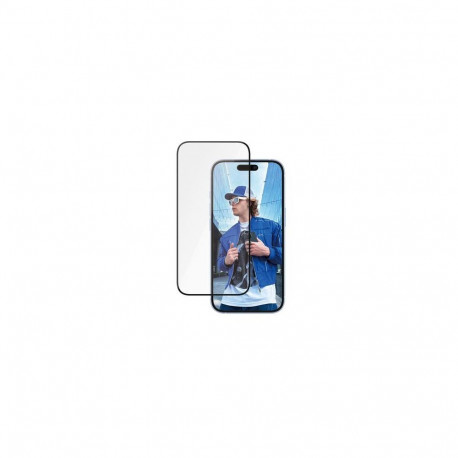 PanzerGlass ® Ceramic Screen Protector iPhone 16 | 15 | Ultra-Wide Fit w. EasyAligner