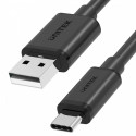 Cable USB-C - USB-A 2.0; 2M; M/M; C14068BK