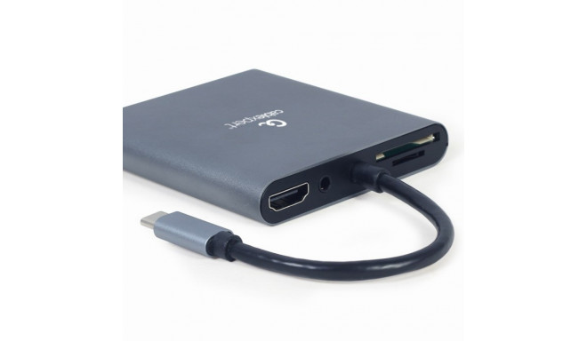 USB-C Hub HDMI USB-C PD VGA USB 3.0 Audio Card