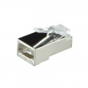 Plug connector CAT.6 100 pcs shielded black