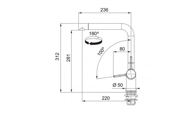 Mixer Franke Active, 115.0653.371