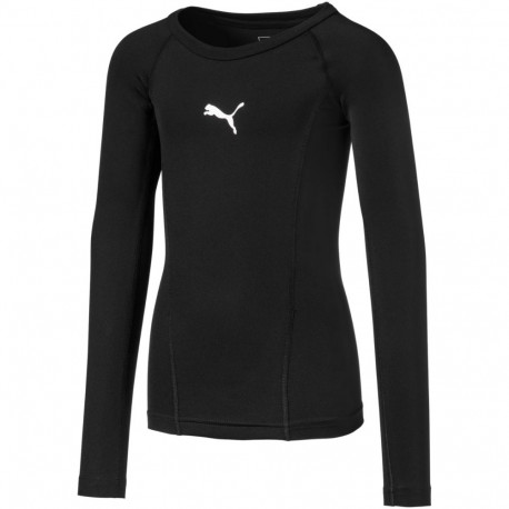 Puma laste alussärk Liga Baselayer Tee LS 655921 03 140cm, must