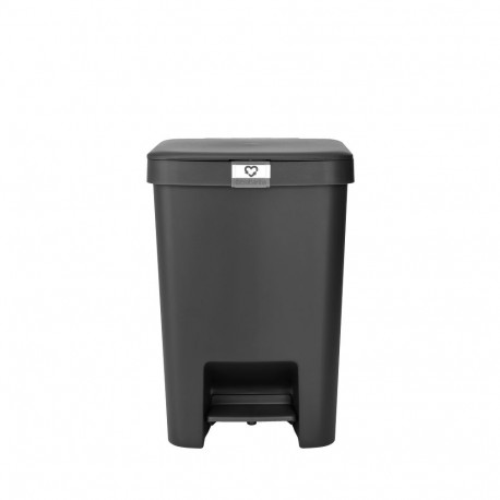 Atkritumu tvertne StepUp ar pedāli 25L - Dark Grey  Brabantia