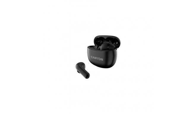 Canyon TWS-5 Bluetooth with microphone  BT V5.3  20Hz-20kHz  battery EarBud 40mAh*2+Charging Case 50