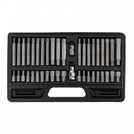 10747 Zestaw końcówek, bitów 3/8 i 1/2 cala Ribe, Torx, 42 elementy