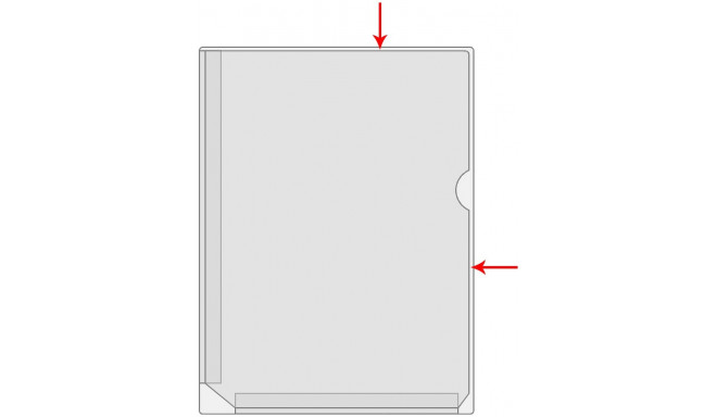 Kiletasku känguru L-tasku A4 Prolexplast