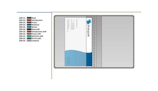 Krediitkaardi/Visiitkaardimapp 24-le, 68x98 mm, assortii