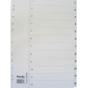 Registrilehed A4 1-12 plast Nordic Office