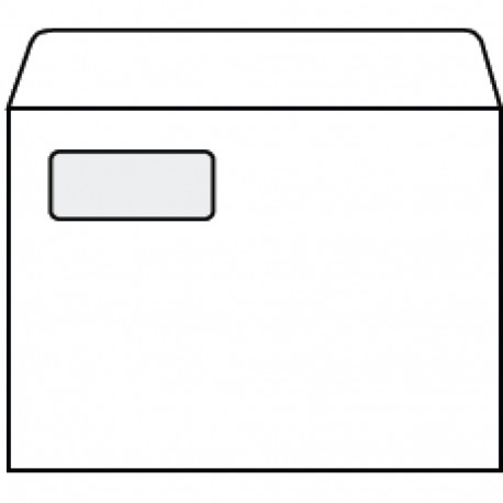 Ümbrik iseliimuv E5/25 tk, aknaga