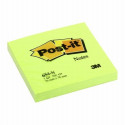 Märkmepaber iseliimuv POST-IT 654 neoonroheline,76x76mm (pakis 100l.)