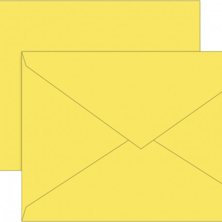 Ümbrik C6 10tk. pakis, kollane, Brunnen