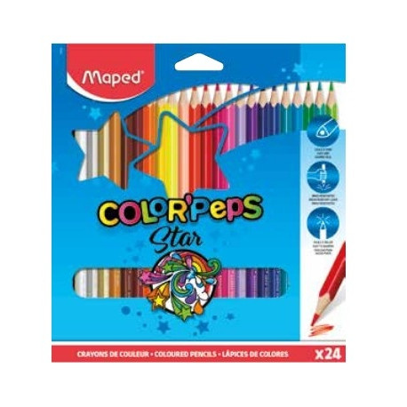 Värvipliiats Color Peps 24 värvi, Maped