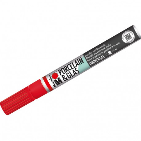 Marker portselanile ja klaasile 1-2mm 125 cherry