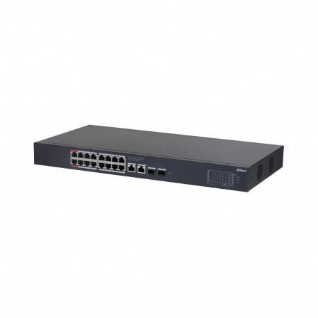 DAHUA Switch||Desktop/pedestal|Rack|16x10Base-T / 100Base-TX / 1000Base-T|2xSFP|PoE ports 16|CS4220-