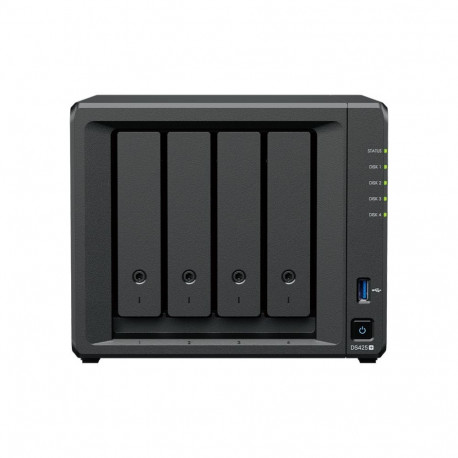 Synology DiskStation | DS425+ | Intel Celeron | J4125 | Processor frequency 2.0 GHz | 2 GB | DDR4 | 