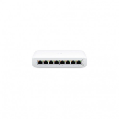 UBIQUITI Switch||Lite 8 PoE|Type L2|Desktop/pedestal|8x10Base-T / 100Base-TX / 1000Base-T|PoE+ ports