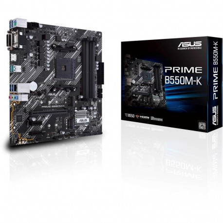 Asus PRIME B550M-K Memory slots 4, Processor family AMD, Micro ATX, DDR4, Processor socket AM4, Chip