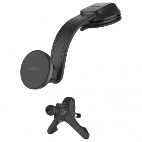 Belkin magnetiline autohoidik WIC012hqBK 15W Qi2 ventilatsiooniavale/armatuurlauale, must