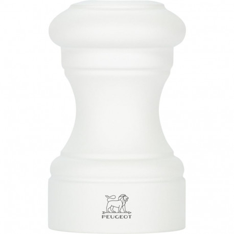 Peugeot BISTRO valge matt pöökpuidust soolaveski, 9 cm