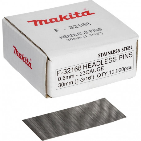 Makita roostevabad naelad 0,6 x 30mm F-32168 10000 tk