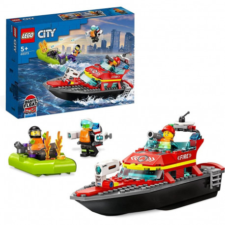LEGO 60373 City Fire Boat Construction Toy