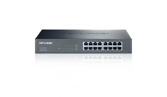 TP-LINK TL-SG1016D, Switch braun
