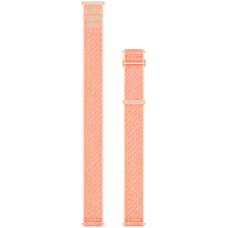 Garmin watch strap Quick Release ComfortFit Fabric 20mm, coral/pink dawn