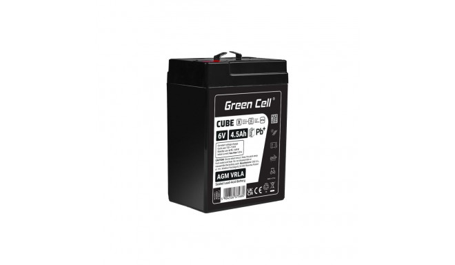 Battery AGM VRLA 6V 4,5Ah IP54