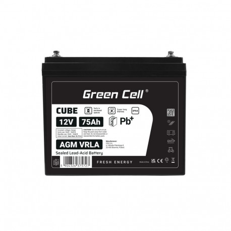 AGM VRLA 12V 75Ah IP54 aku