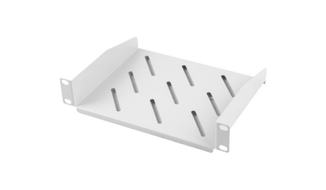 Lanberg shelf Fixed 1U 10" 254x180mm, grey