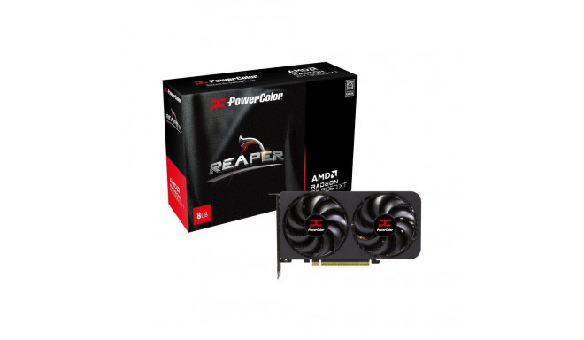 POWERCOLOR Reaper Radeon RX 9060 XT 8GB GDDR6 Graphics Card (RX9060XT 8G-A)