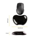 MOUSE PAD WRIST SUPPORT/BLACK 9112301 FELLOWES