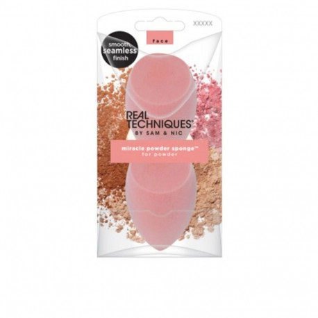 REAL TECHNIQUES MIRACLE POWDER esponja pack 2 u