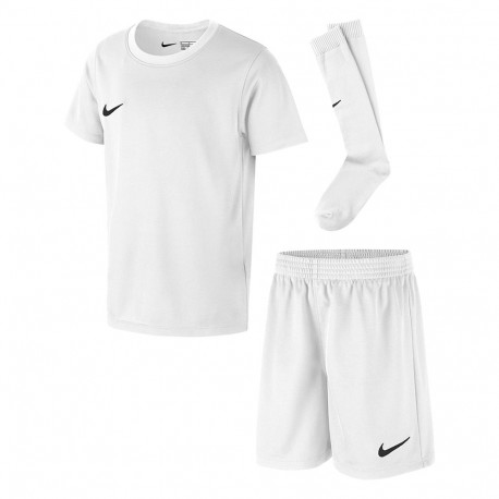 Komplet sportowy dla dzieci Nike DRY Park Kit Set biały CD2244 100 XL