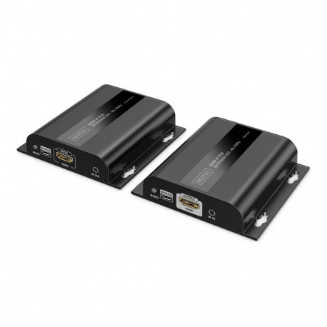 DIGITUS HDMI IP pikendaja komplekt 4K/60Hz 120/200 m PoE one-to-many CAT must