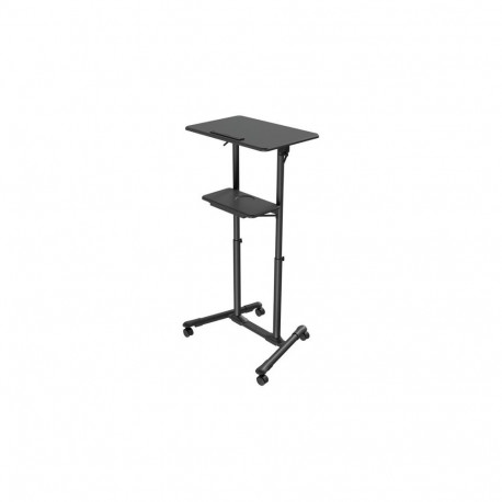 GEMBIRD Mobile lecture desk with caster wheels black