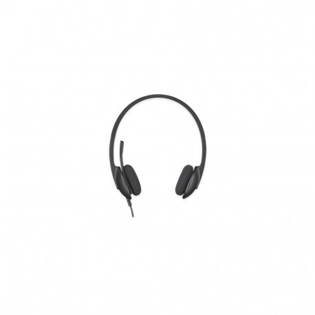 Logitech peakomplekt H340 USB 5099206038844, must