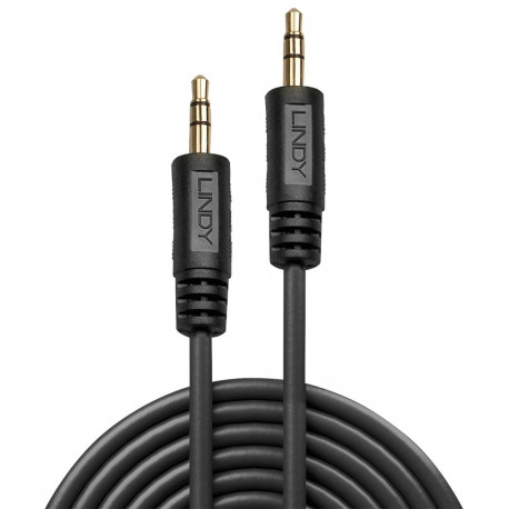 Audio Cable - LINDY Audio Cable 3.5 mm Stereo, 2 m, Black