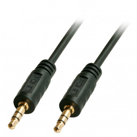 Audio Cable - LINDY Audio Cable 3.5 mm Stereo, 1 m, Black