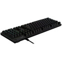 LOGITECH G513 Corded LIGHTSYNC Mechanical Gaming Keyboard - CARBON - US INT'L - USB - TACTILE